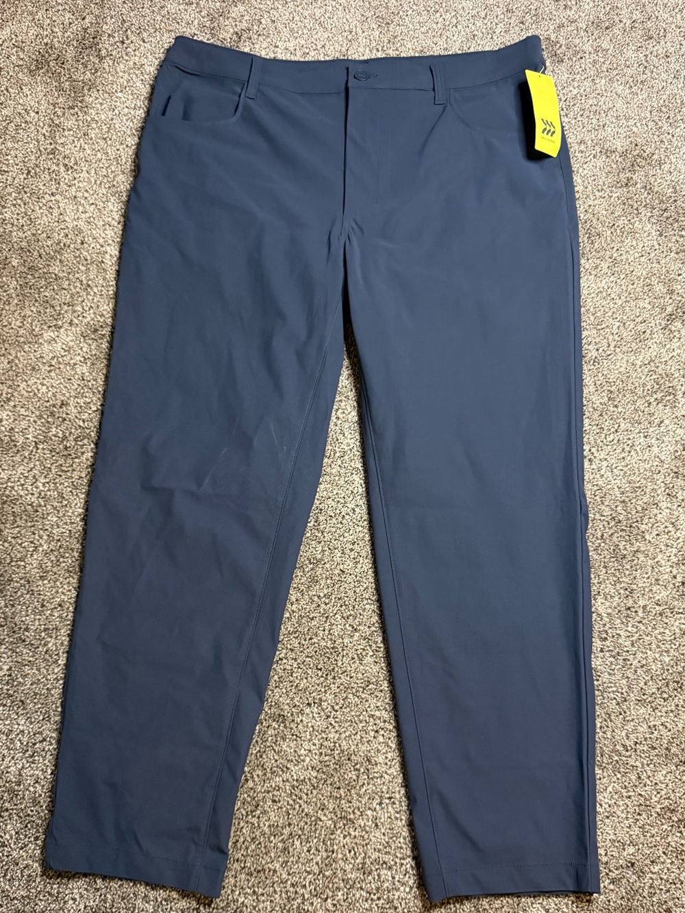 NWT All In Motion Men's 360 Lifestyle 5-Pocket Golf Pants - Slate Blue